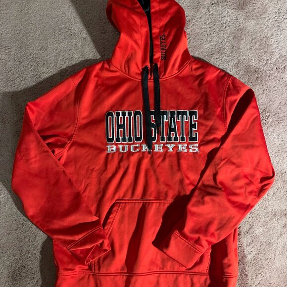 Vintage Ohio‎ State Buckeyes Embroidered Hoodie - Picture 1 of 5